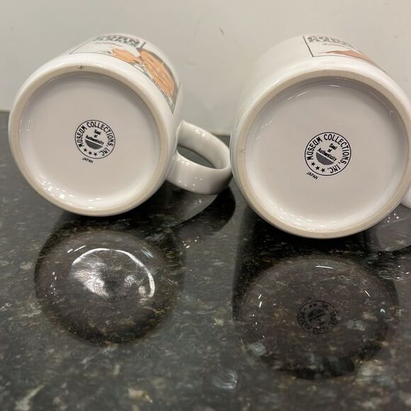 Vintage Kellogg's Kids Norman Rockwell Corn Flakes Mugs - Set of Two - Picture 5 of 8